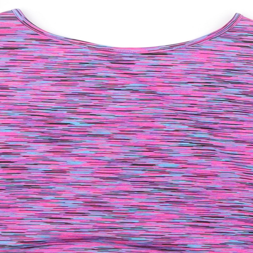 TU Girls Purple   Cropped T-Shirt Size 10 Years  - Unicorn