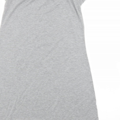 PRETTYLITTLETHING Womens Grey   T-Shirt Dress  Size 12