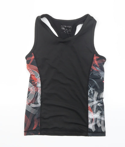 Young Dimension Girls Black   Basic Tank Size 10-11 Years