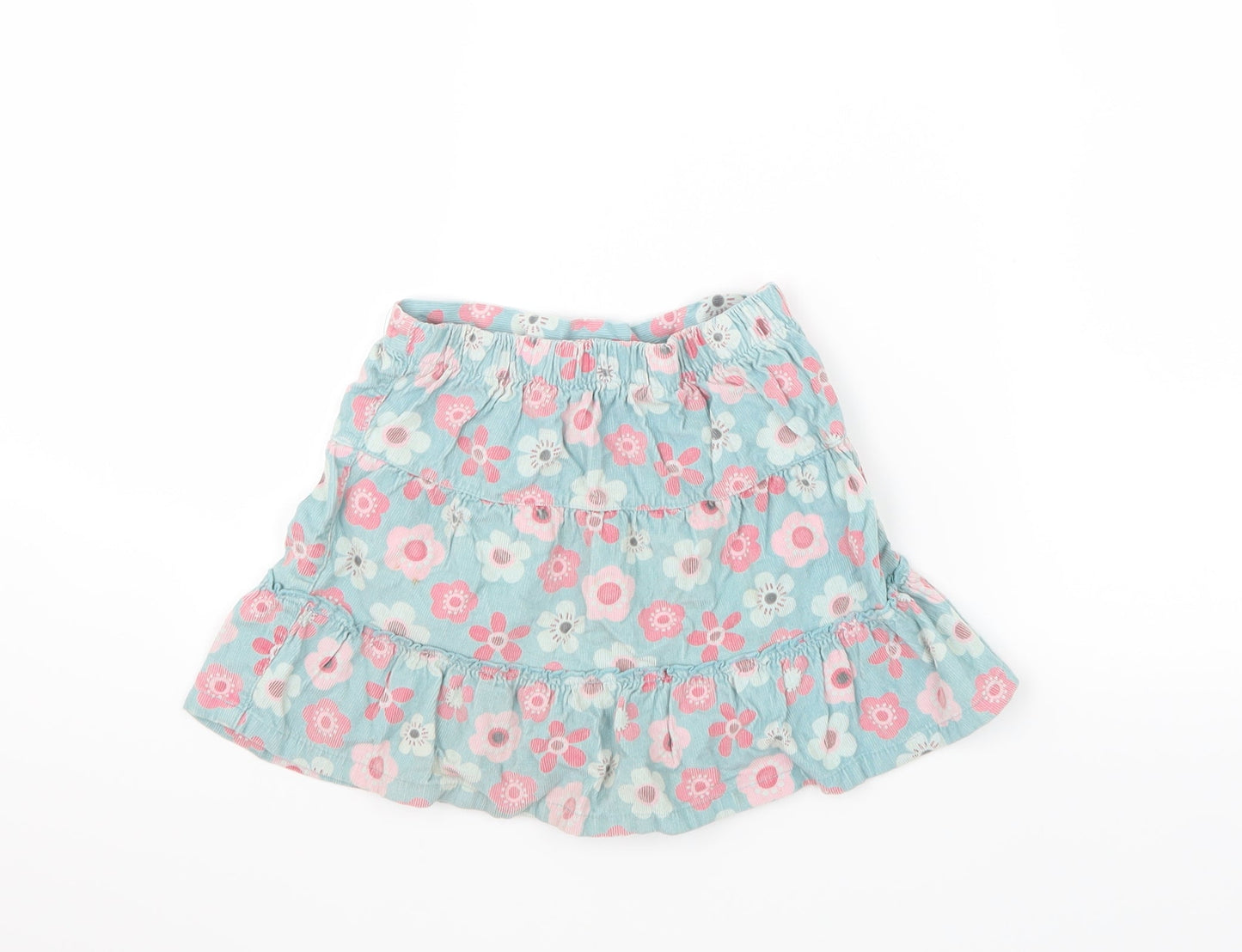Cherokee Girls Green Floral  A-Line Skirt Size 2-3 Years
