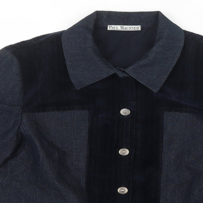 Paul Mausner Womens Blue   Jacket  Size 14