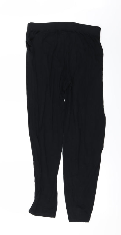 Womens UK Size 12 Marks and Spencer Regular Fit  Black Trousers