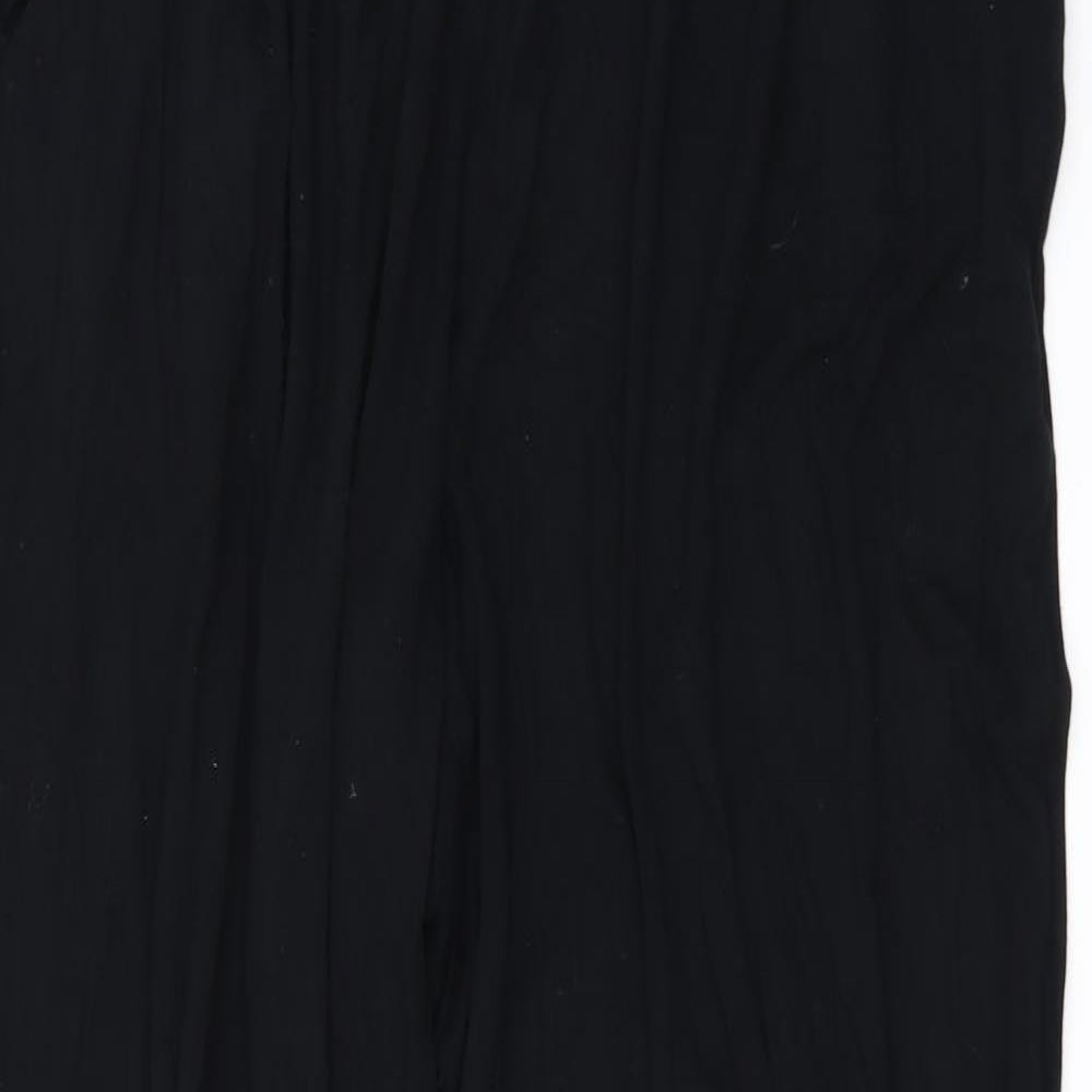 Womens UK Size 12 Marks and Spencer Regular Fit  Black Trousers