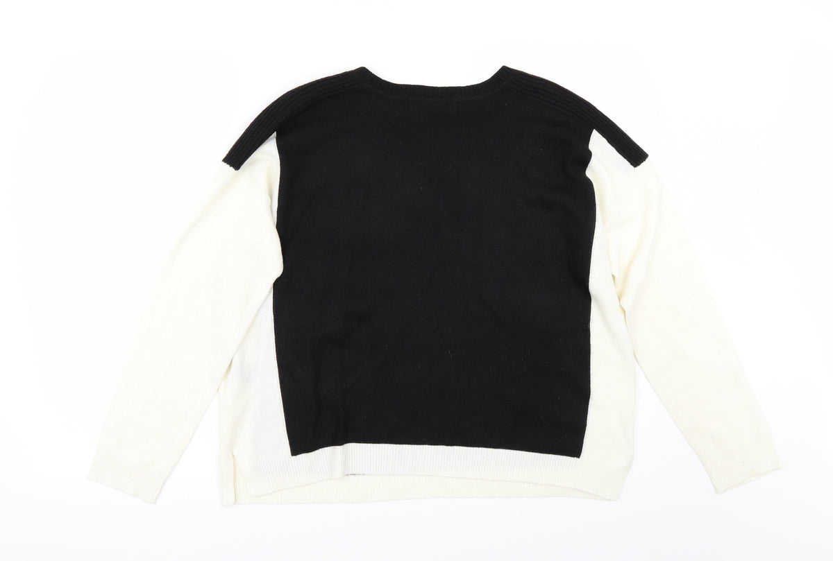 Marks & Spencer Womens Black   Pullover Jumper Size 12