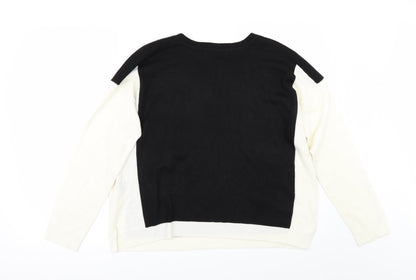 Marks & Spencer Womens Black   Pullover Jumper Size 12