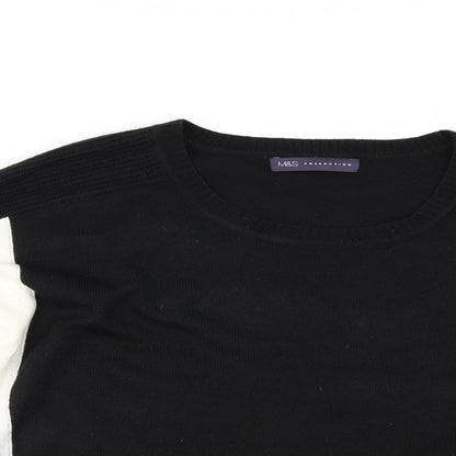 Marks & Spencer Womens Black   Pullover Jumper Size 12