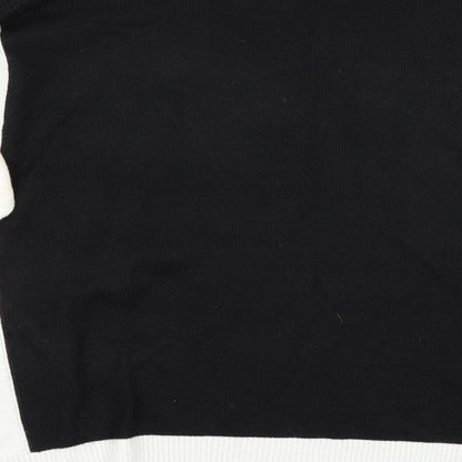 Marks & Spencer Womens Black   Pullover Jumper Size 12