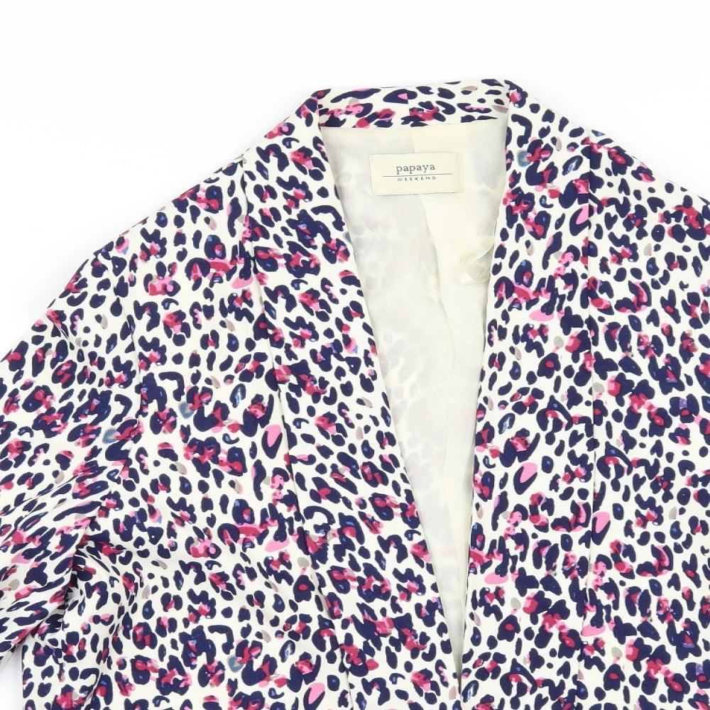 Matalan Womens Ivory Polka Dot  Jacket  Size 16