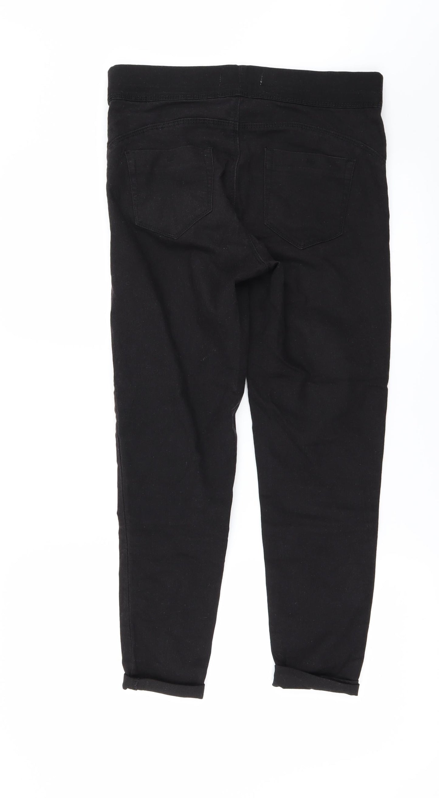 Denim & Co. Womens Black  Denim Jegging Jeans Size 10 L25 in