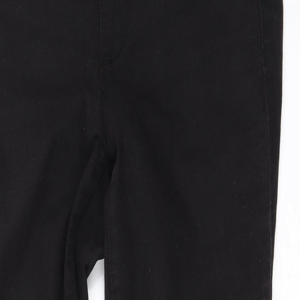 Denim & Co. Womens Black  Denim Jegging Jeans Size 10 L25 in