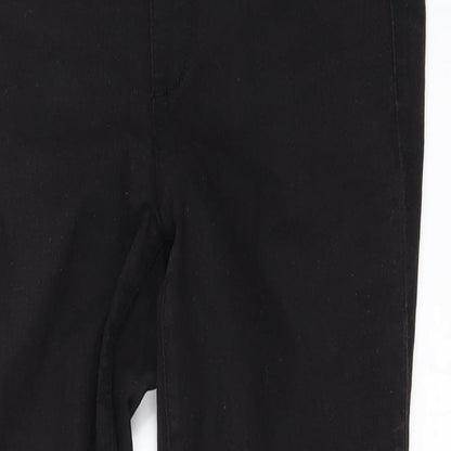 Denim & Co. Womens Black  Denim Jegging Jeans Size 10 L25 in