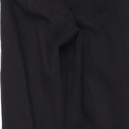 Denim & Co. Womens Black  Denim Jegging Jeans Size 10 L25 in