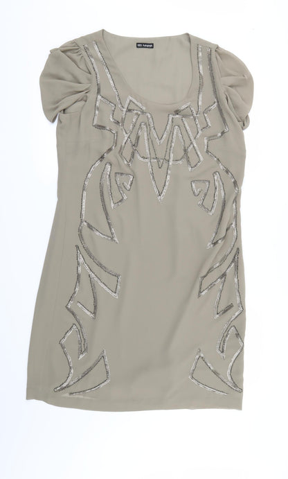 Marks and Spencer Womens Beige   Shift  Size 14