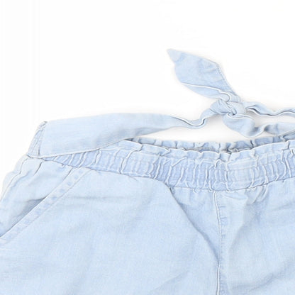 Young Dimension Girls Blue   Hot Pants Shorts Size 4-5 Years