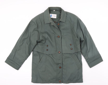 Womens UK Size 10 Telemac Green Jacket