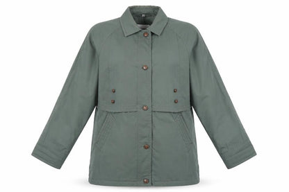 Womens UK Size 10 Telemac Green Jacket
