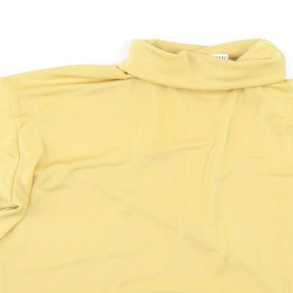 Fabrizio Womens Yellow   Pullover Jumper Size L