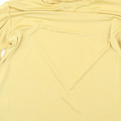 Fabrizio Womens Yellow   Pullover Jumper Size L