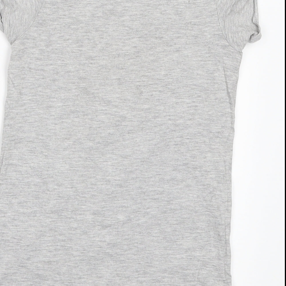 Next Girls Grey   Basic T-Shirt Size 4 Years  - corgie