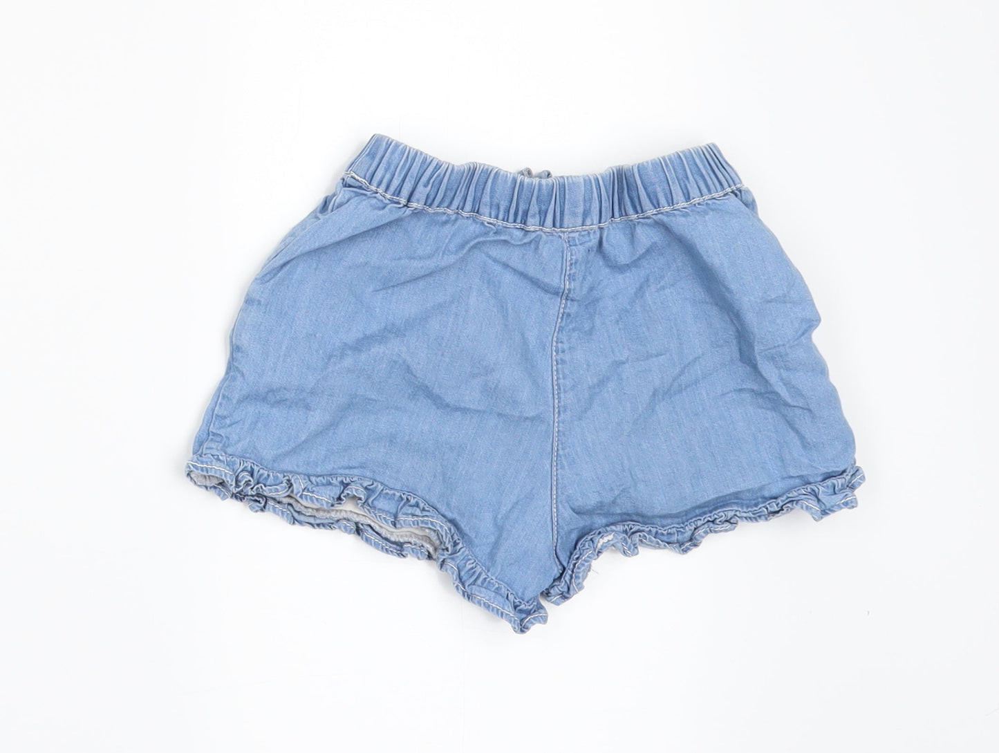 F&F Girls Black  Damask Hot Pants Shorts