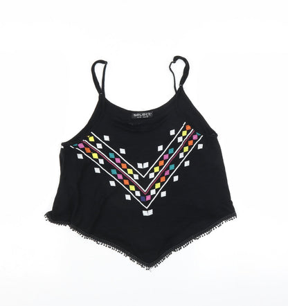 Womens UK Size 12 Select Black Camisole Blouse