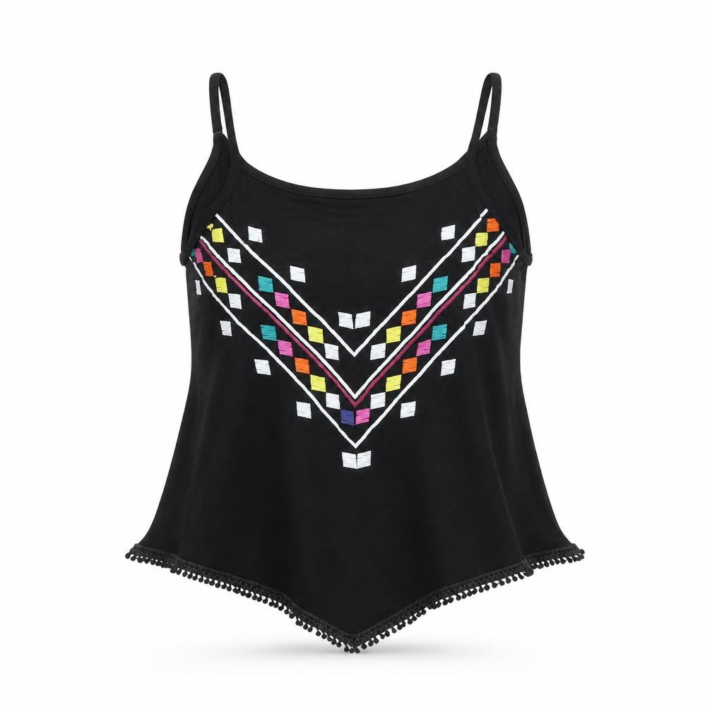 Womens UK Size 12 Select Black Camisole Blouse