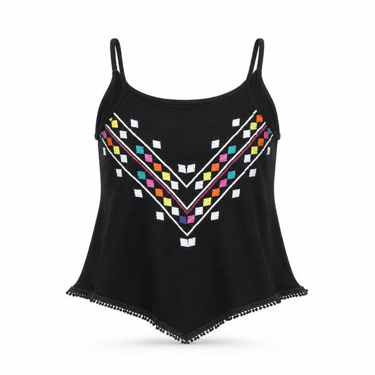 Womens UK Size 12 Select Black Camisole Blouse