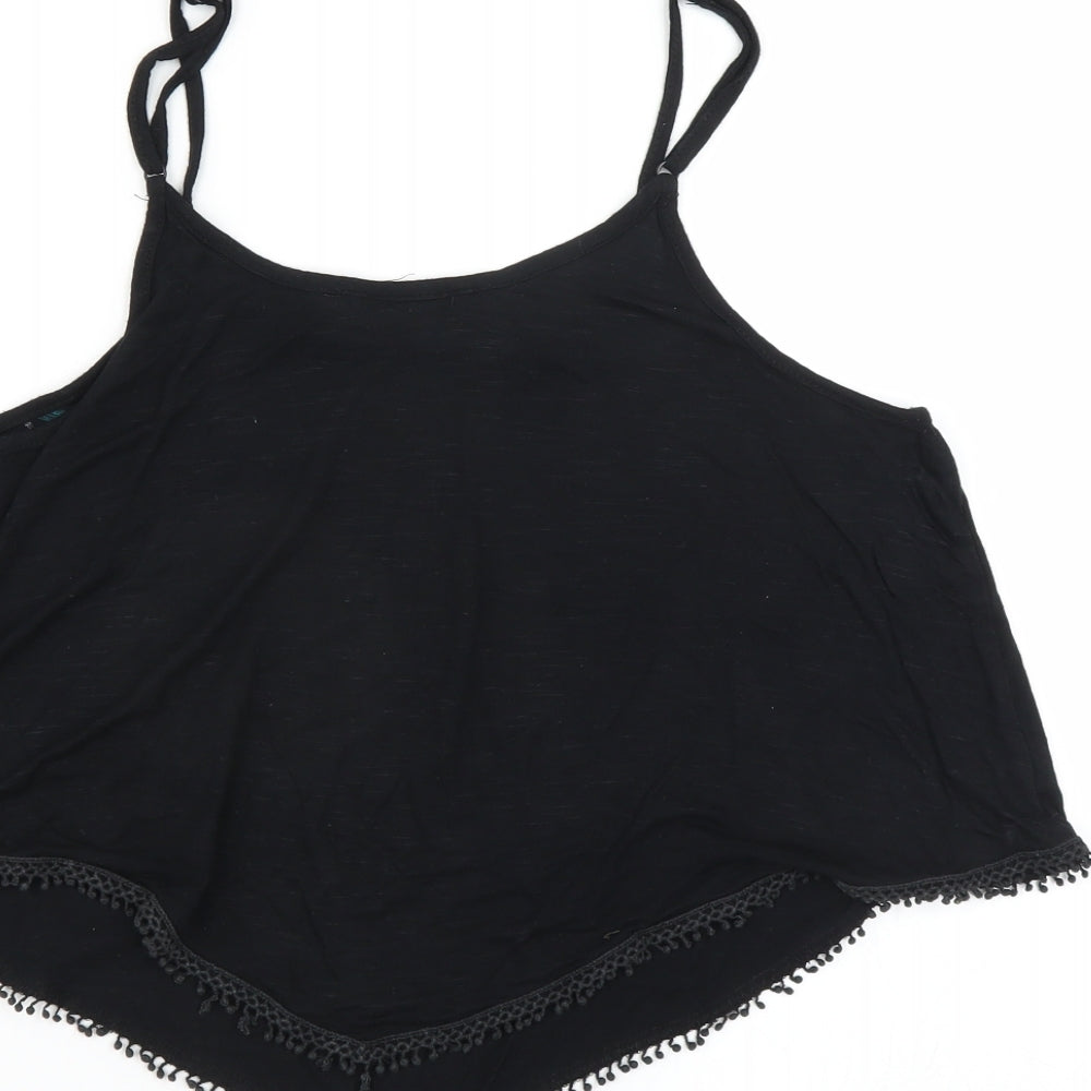 Womens UK Size 12 Select Black Camisole Blouse