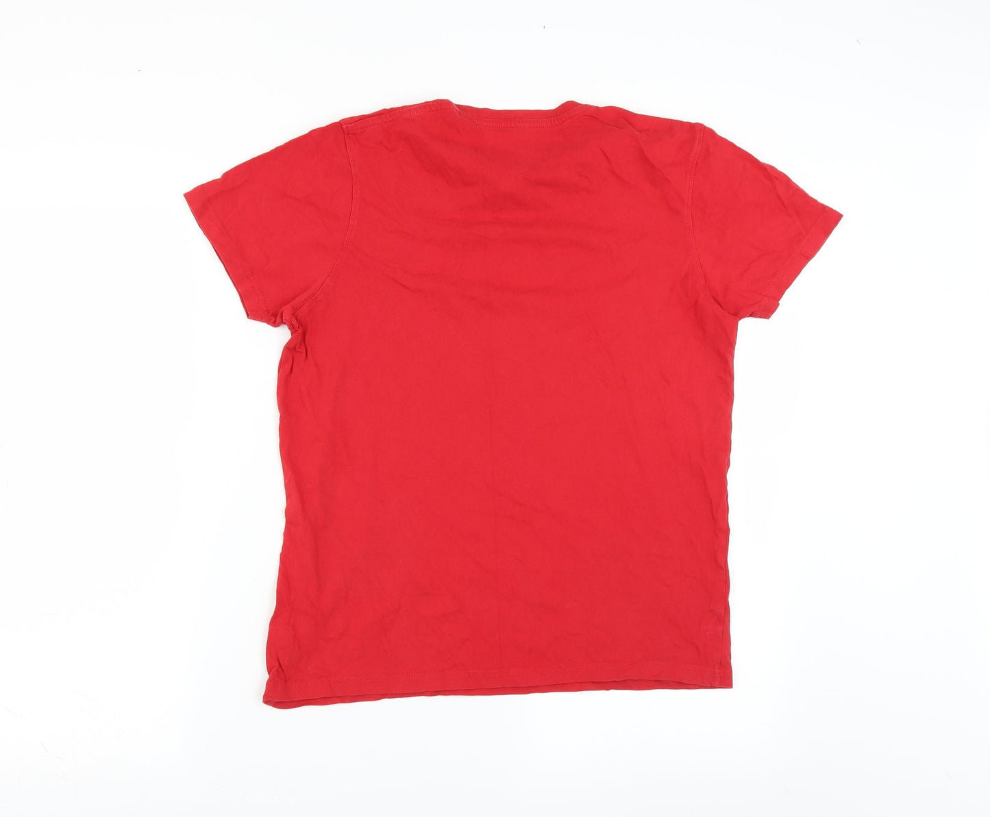 TEX Mens Red    T-Shirt Size S  - sport town and country