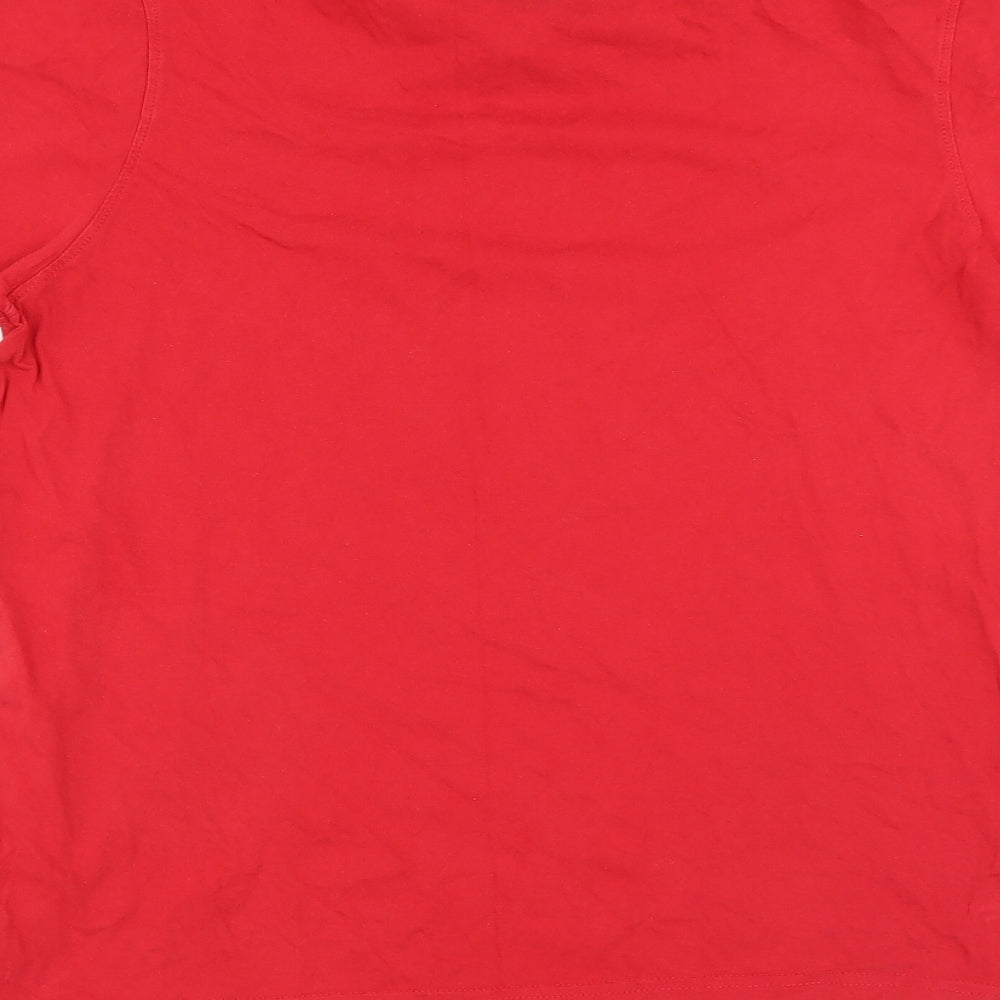 TEX Mens Red    T-Shirt Size S  - sport town and country