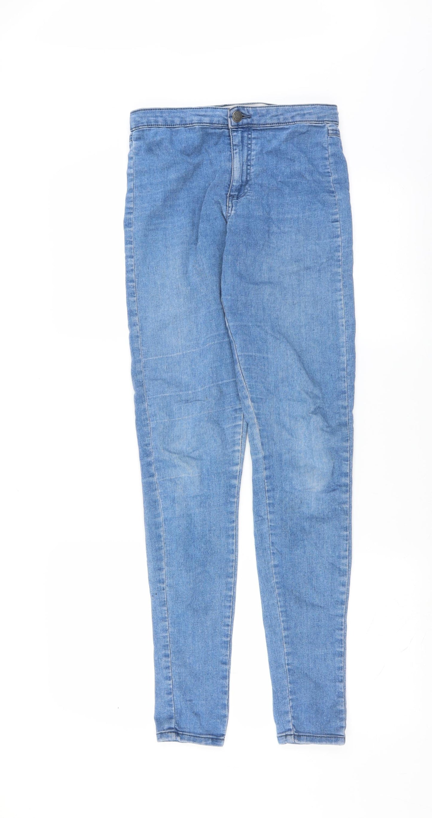 Primark Womens Blue  Denim Skinny Jeans Size 8 L32 in