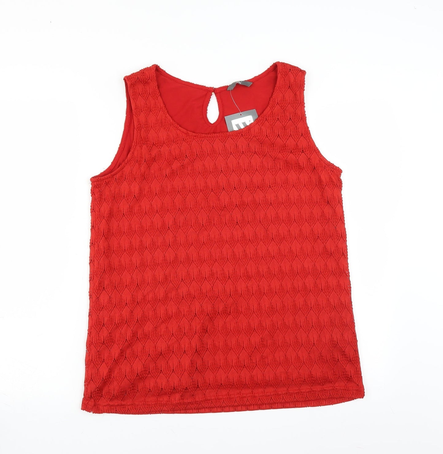 Womens UK Size 14 BHS Red Basic Blouse