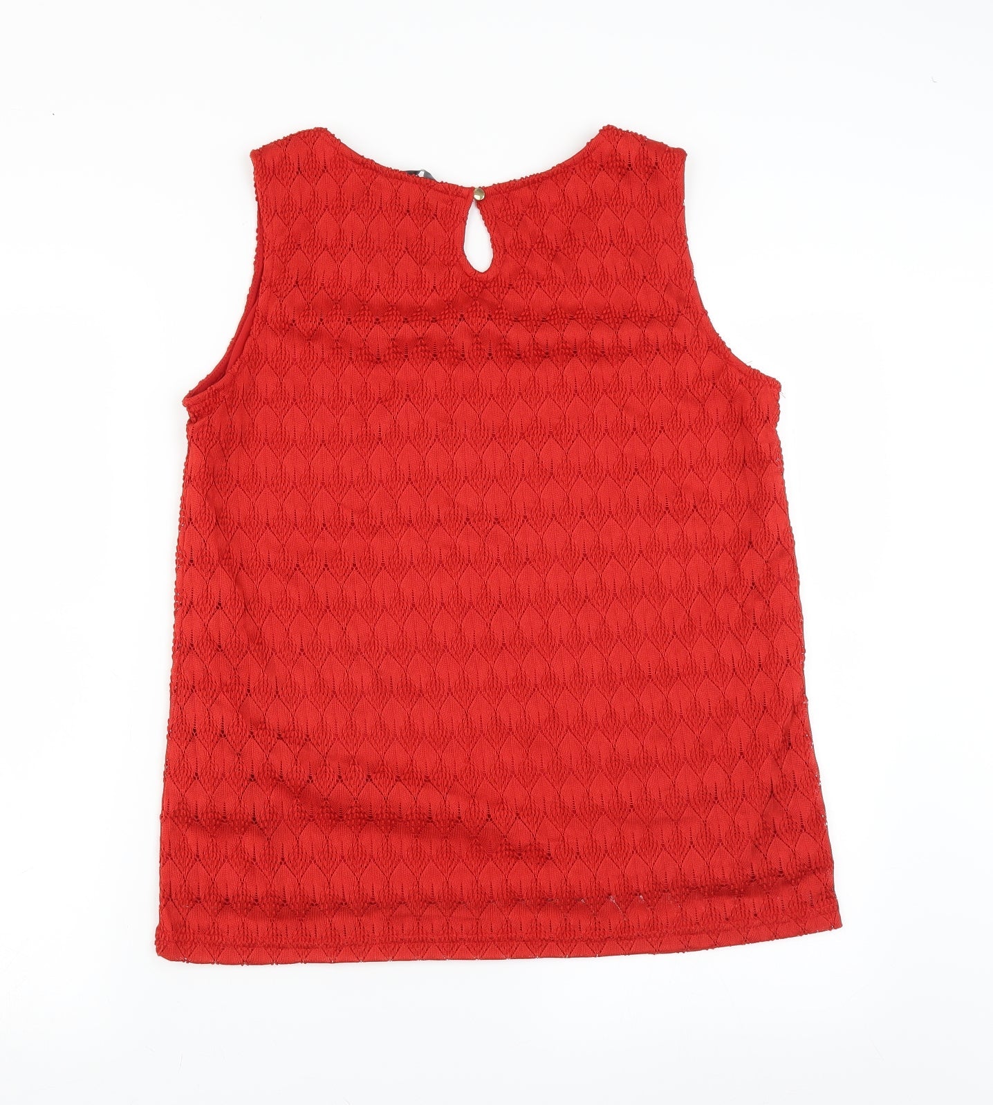 Womens UK Size 14 BHS Red Basic Blouse