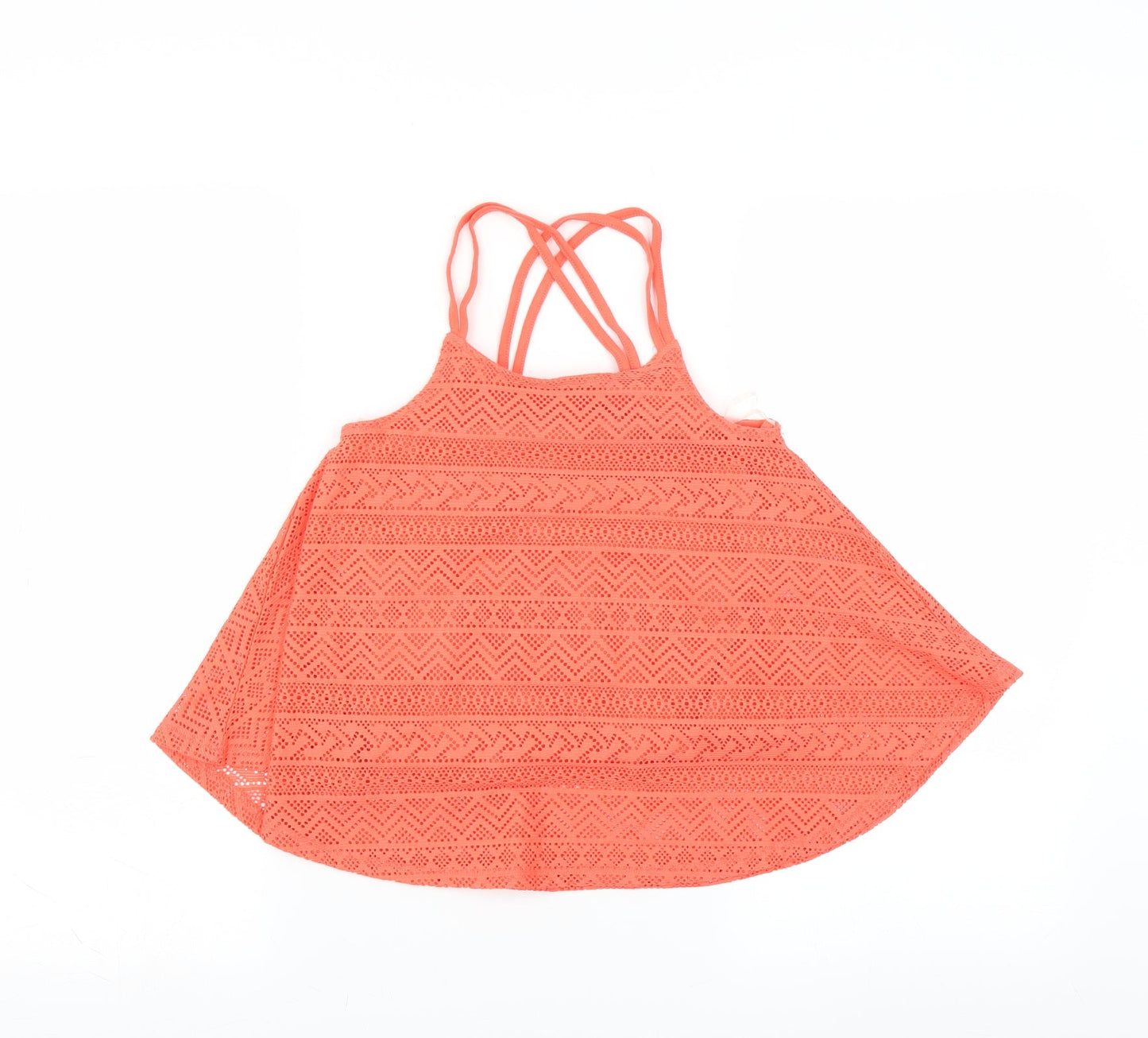 Candy Couture Girls Orange   Basic Blouse Size 9 Years
