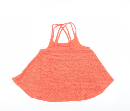 Candy Couture Girls Orange   Basic Blouse Size 9 Years