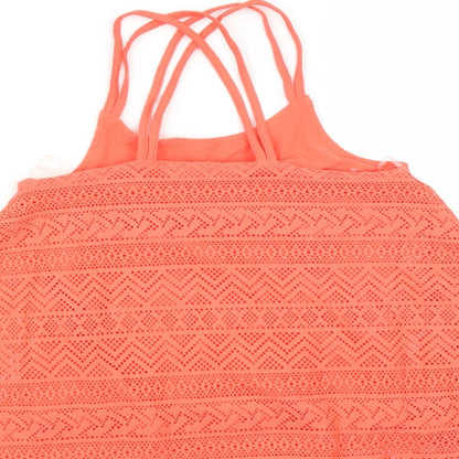 Candy Couture Girls Orange   Basic Blouse Size 9 Years