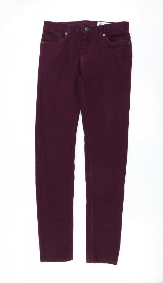 Primark Womens Purple  Denim Skinny Jeans Size 28 in L32 in