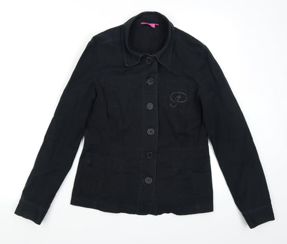 Pineapple Womens Black   Pea Coat Coat Size 12