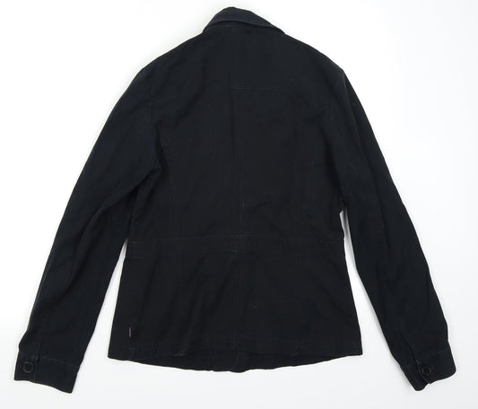 Pineapple Womens Black   Pea Coat Coat Size 12