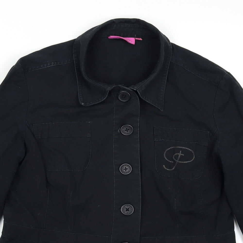 Pineapple Womens Black   Pea Coat Coat Size 12