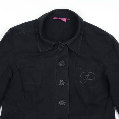 Pineapple Womens Black   Pea Coat Coat Size 12