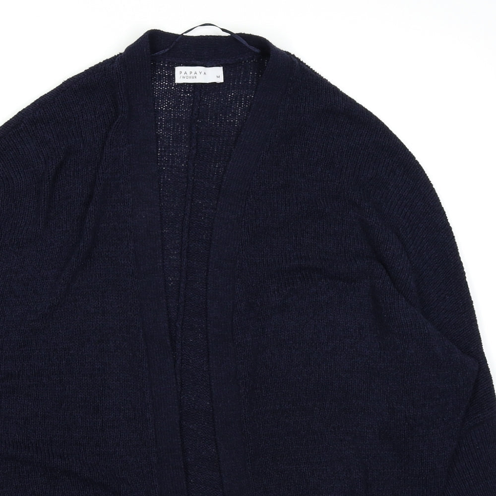 Papaya Womens Blue   Cardigan Jumper Size M