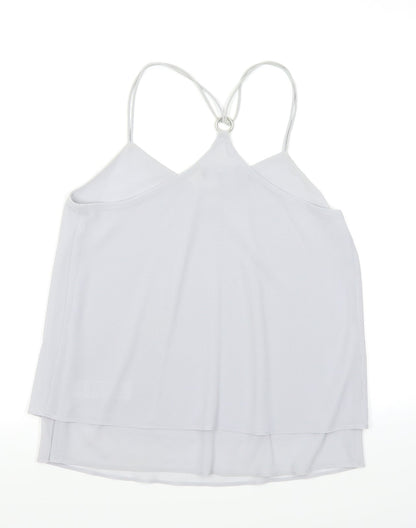 Womens UK Size 10 New Look Grey Camisole Blouse