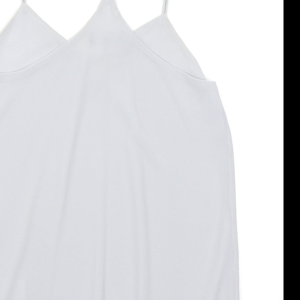 Womens UK Size 10 New Look Grey Camisole Blouse