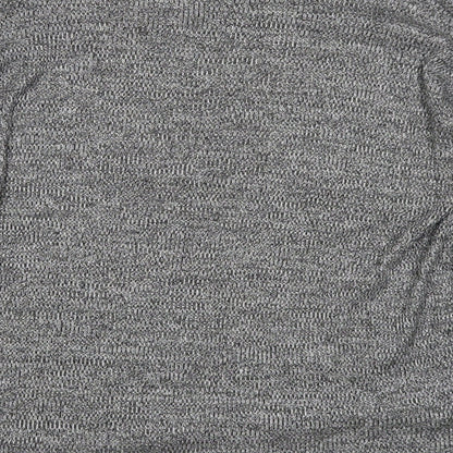 Womens UK Size S Divided Grey Basic T-Shirt
