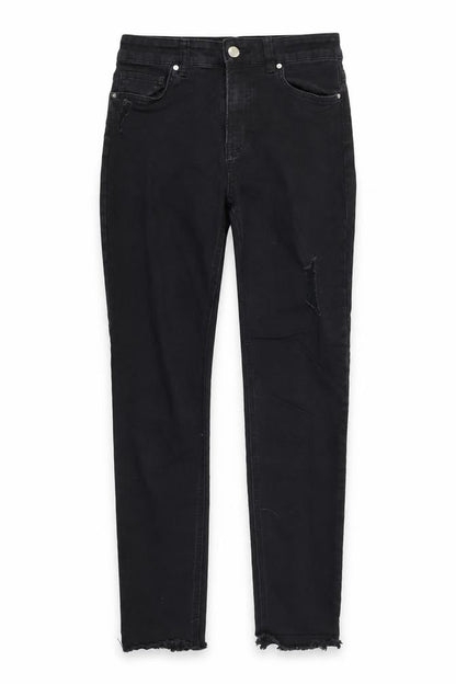 Womens UK Size 6 H&M Regular Fit Skinny Black Jeans