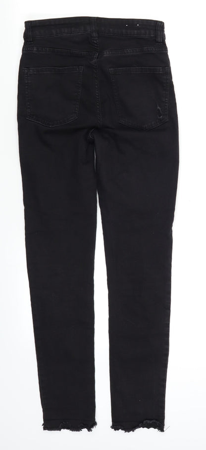 Womens UK Size 6 H&M Regular Fit Skinny Black Jeans