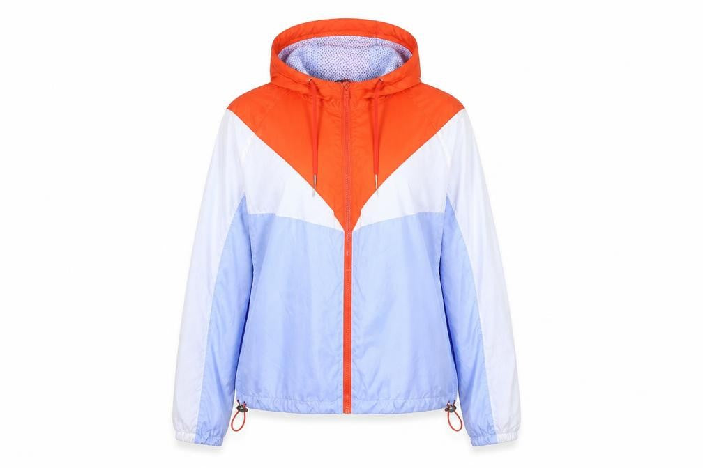 Womens UK Size 14 Divided Blue Rain Coat