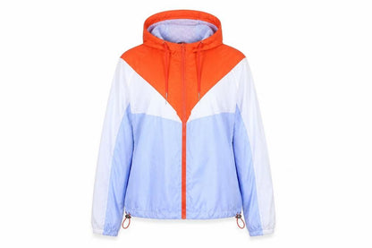 Womens UK Size 14 Divided Blue Rain Coat