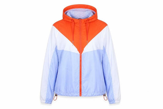 Womens UK Size 14 Divided Blue Rain Coat